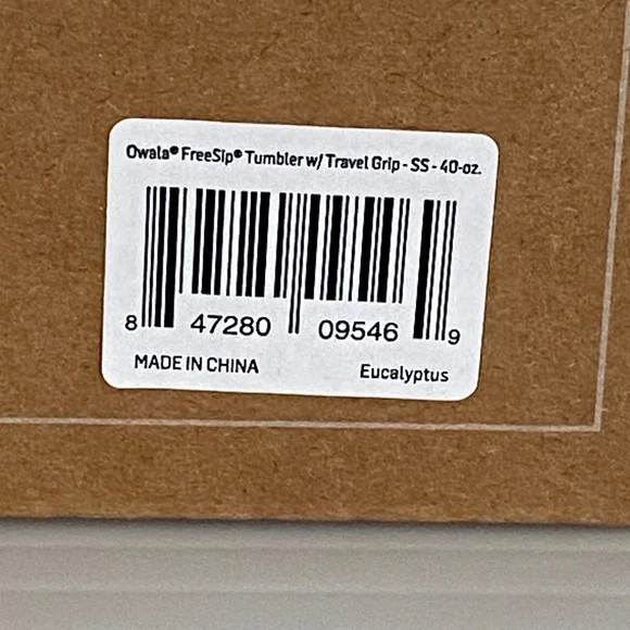 Owala FreeSip Tumbler Travel Grip Eucalyptus 40 oz Built in Straw Leak Proof - Picture 5 of 5